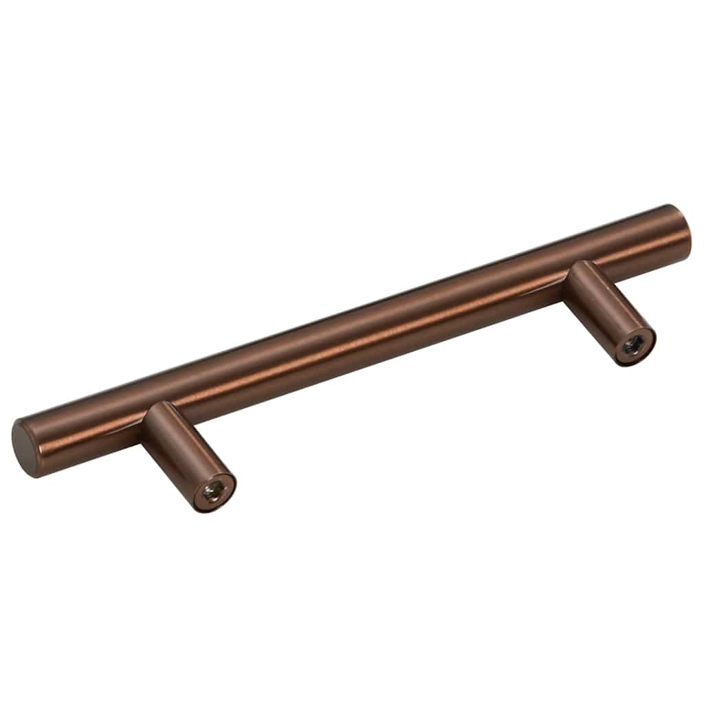 Möbelgriffe 10 Stk. Bronzen 96 mm Edelstahl