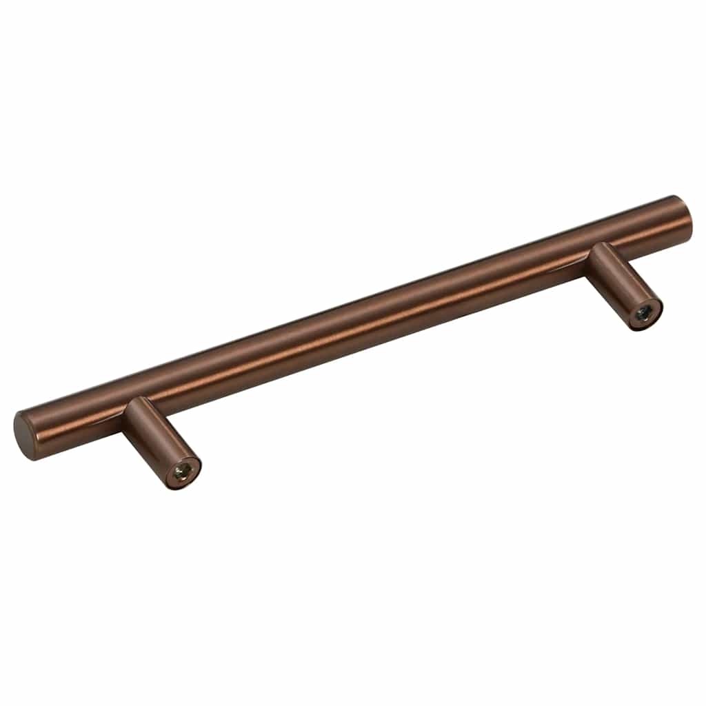 Möbelgriffe 10 Stk. Bronzen 128 mm Edelstahl