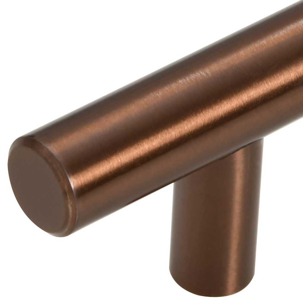 Möbelgriffe 10 Stk. Bronzen 128 mm Edelstahl
