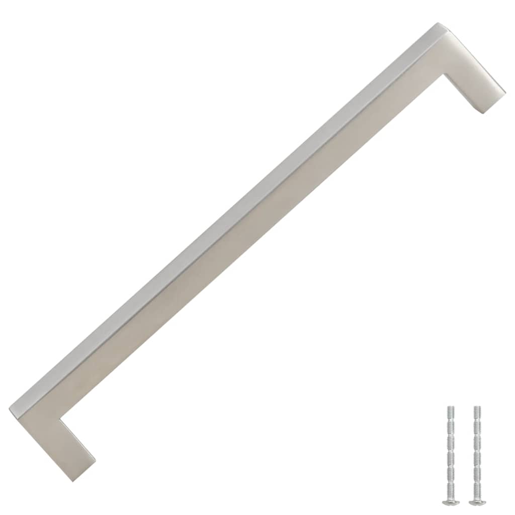 Möbelgriffe 5 Stk. Silbern 192 mm Edelstahl