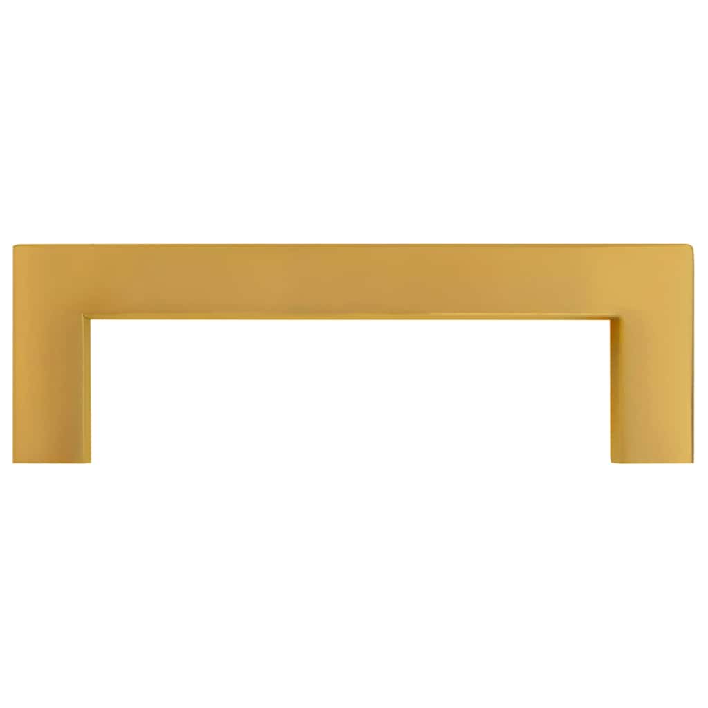 Möbelgriffe 10 Stk. Golden 96 mm Edelstahl