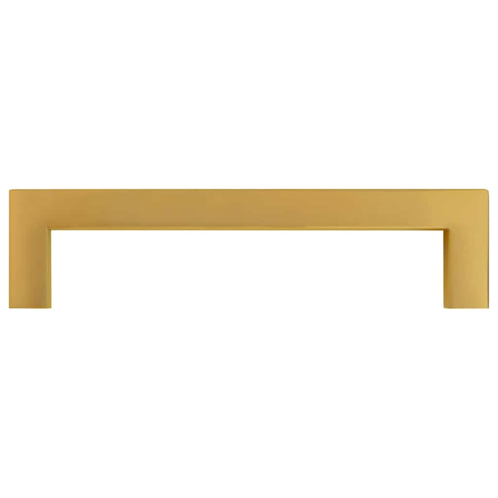 Möbelgriffe 10 Stk. Golden 128 mm Edelstahl