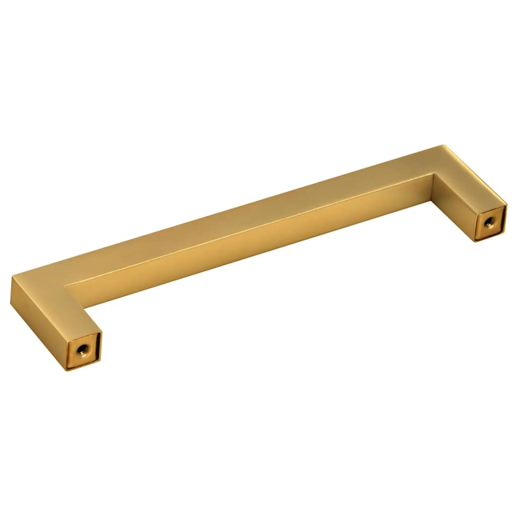Möbelgriffe 10 Stk. Golden 128 mm Edelstahl