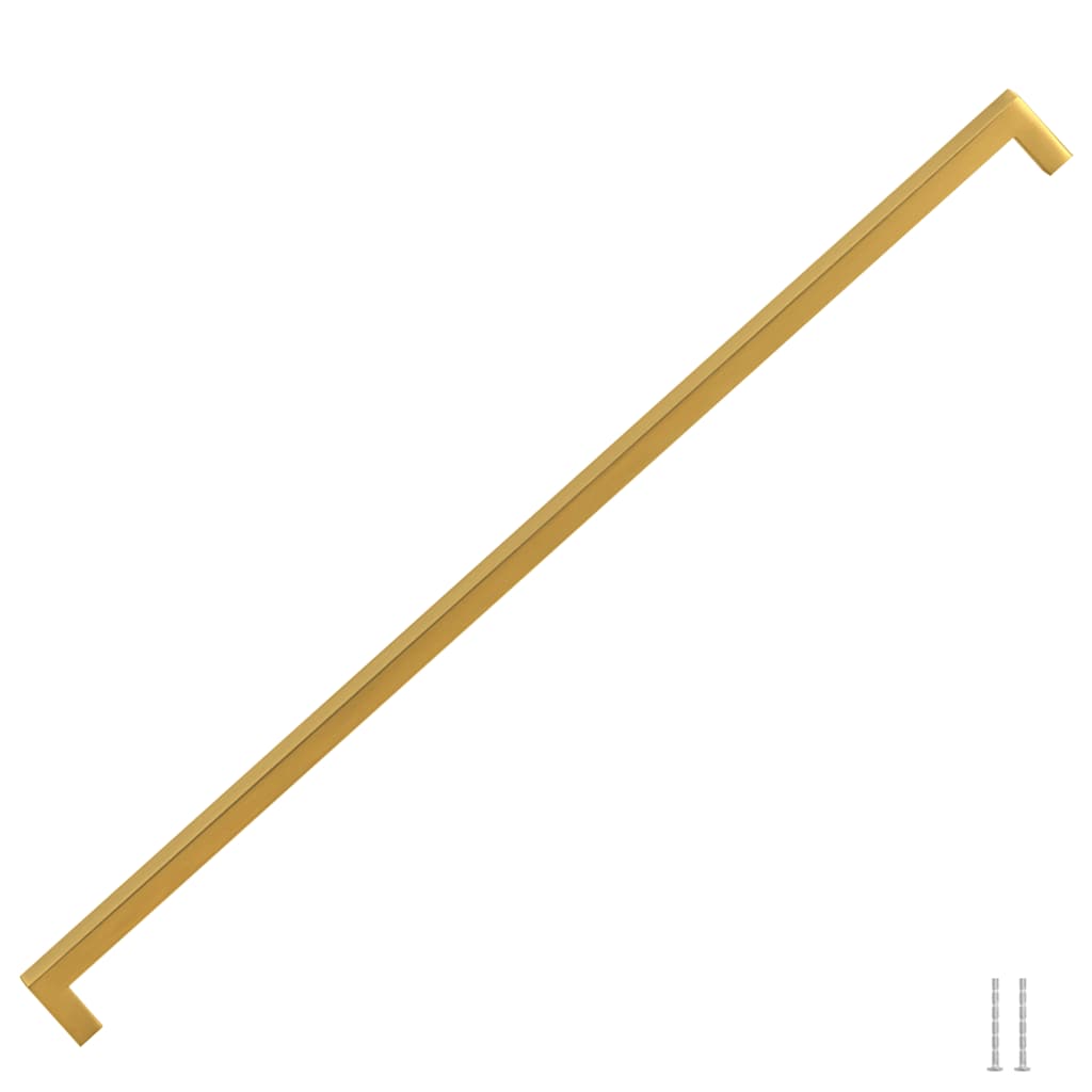 Möbelgriffe 5 Stk. Golden 480 mm Edelstahl