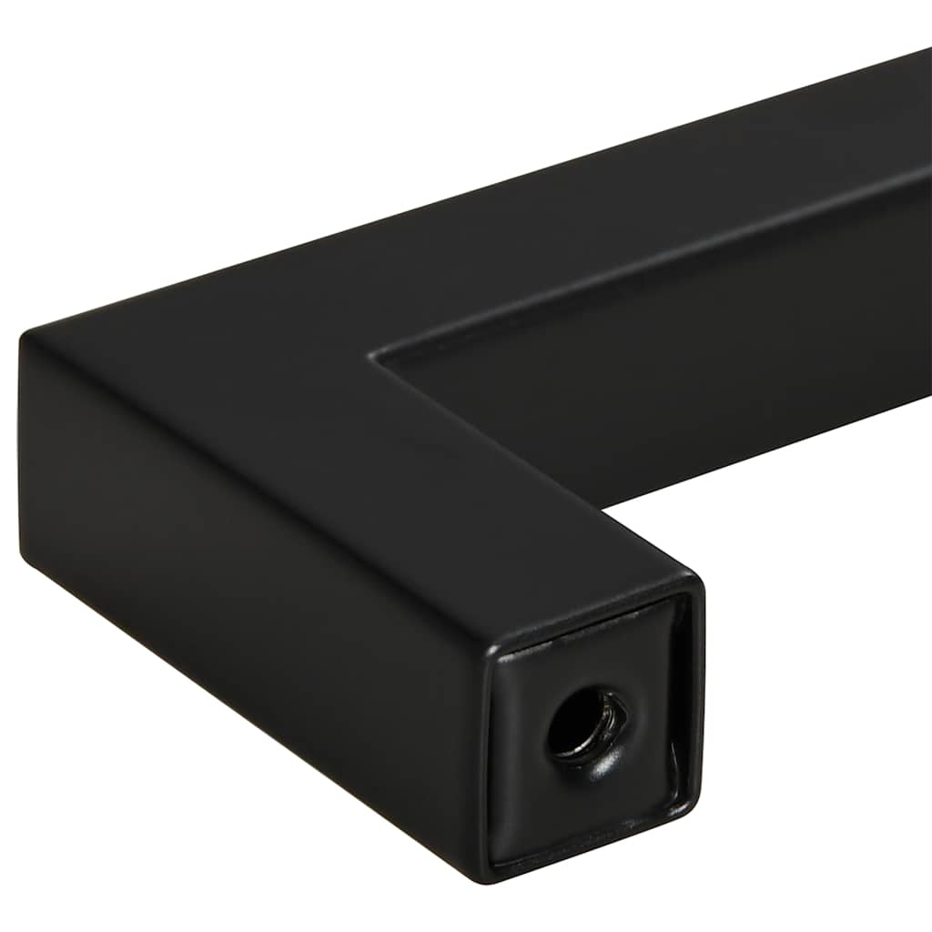 Möbelgriffe 5 Stk. Schwarz 192 mm Edelstahl