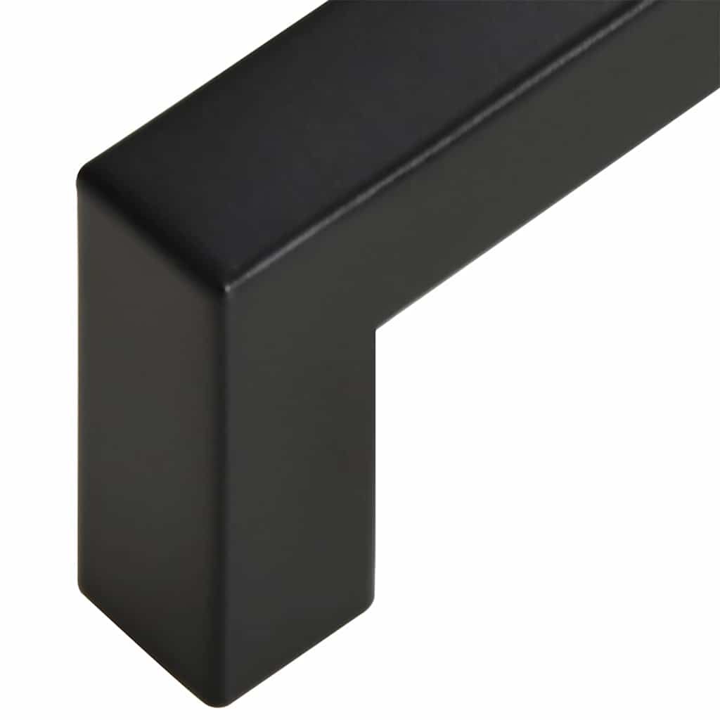 Möbelgriffe 5 Stk. Schwarz 224 mm Edelstahl