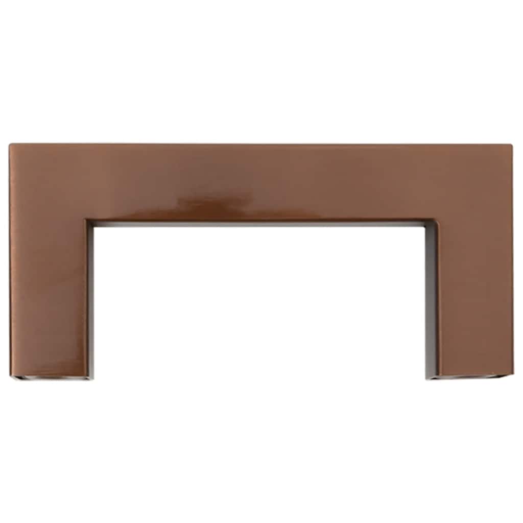 Möbelgriffe 10 Stk. Bronzen 64 mm Edelstahl