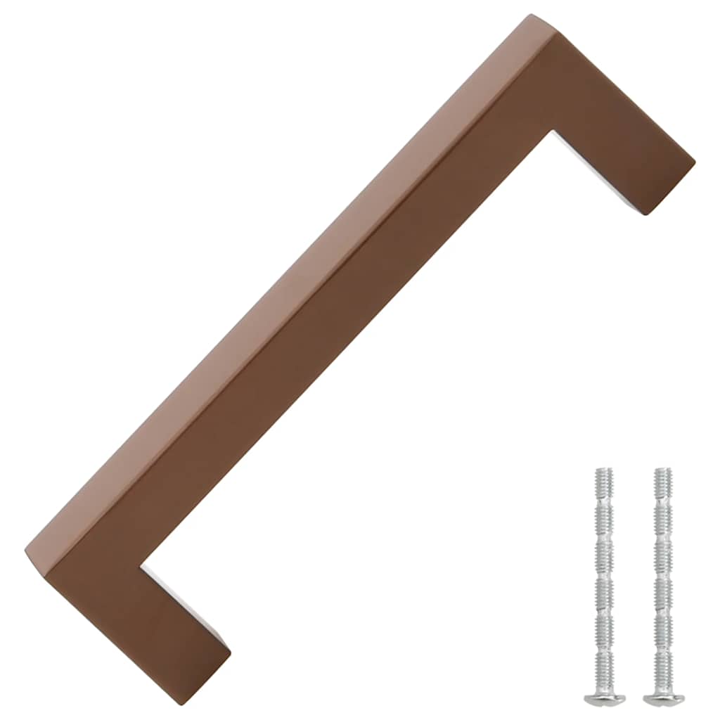 Möbelgriffe 10 Stk. Bronzen 128 mm Edelstahl