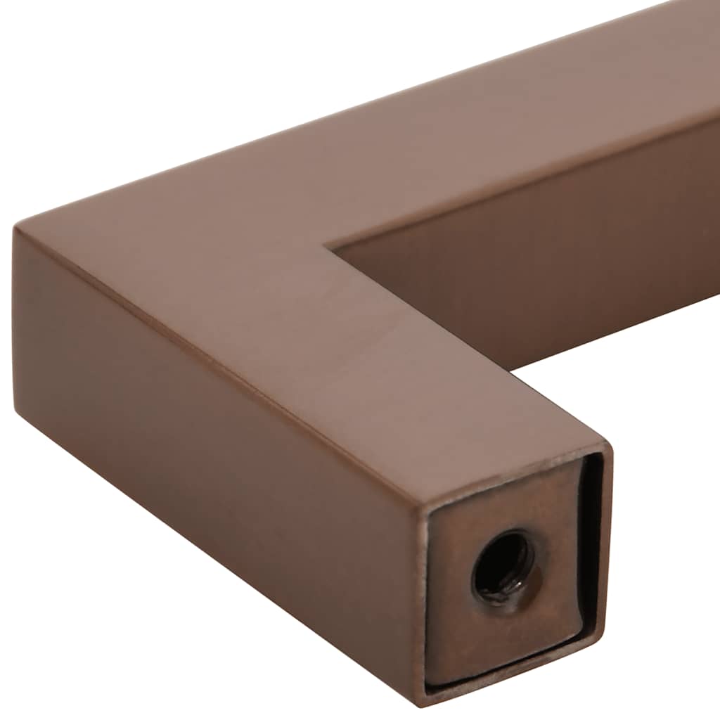 Möbelgriffe 10 Stk. Bronzen 128 mm Edelstahl