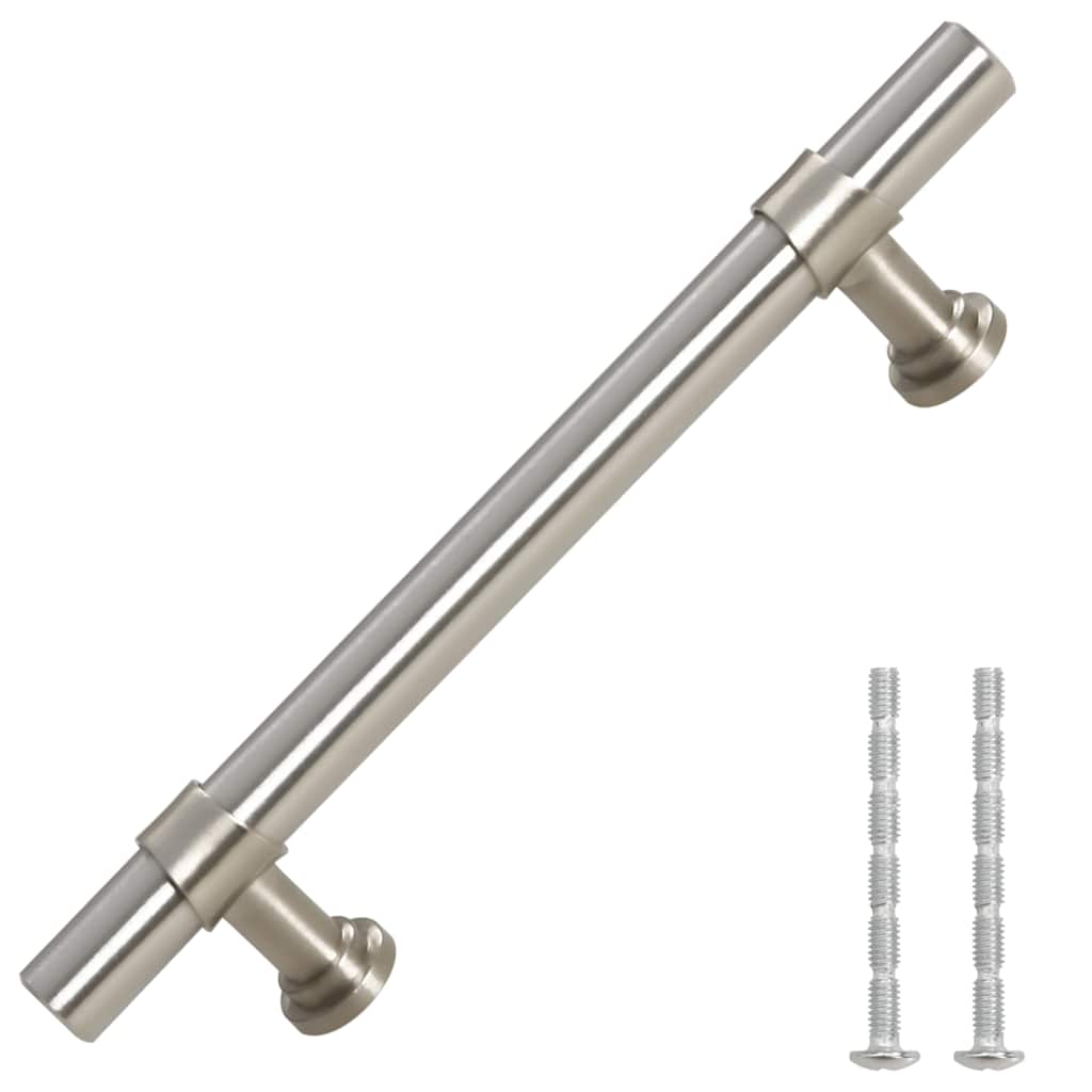 Möbelgriffe 10 Stk. Silbern 96 mm Edelstahl