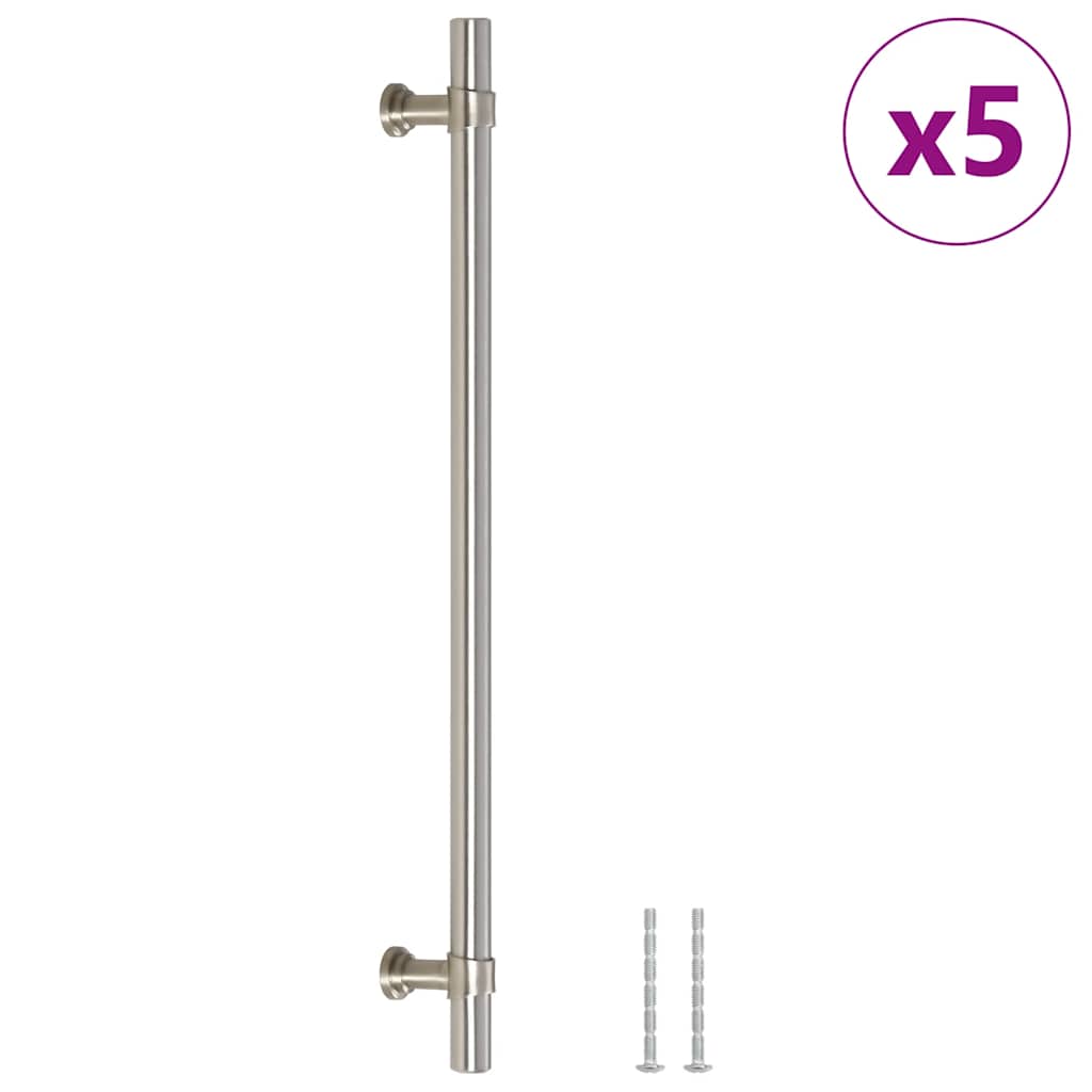 Möbelgriffe 5 Stk. Silbern 224 mm Edelstahl