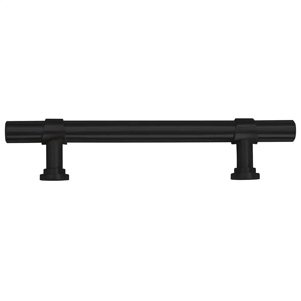 Möbelgriffe 10 Stk. Schwarz 96 mm Edelstahl