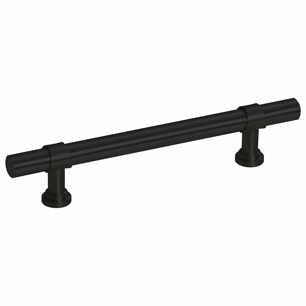 Möbelgriffe 10 Stk. Schwarz 96 mm Edelstahl