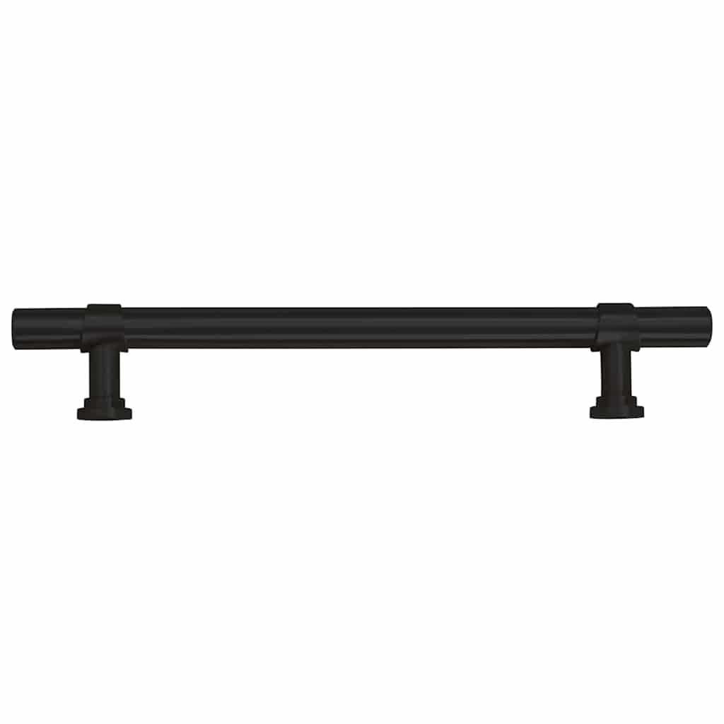 Möbelgriffe 10 Stk. Schwarz 128 mm Edelstahl