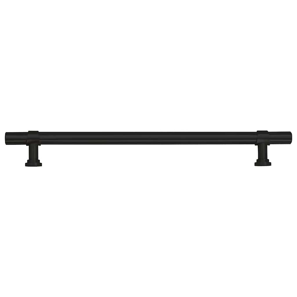 Möbelgriffe 5 Stk. Schwarz 192 mm Edelstahl
