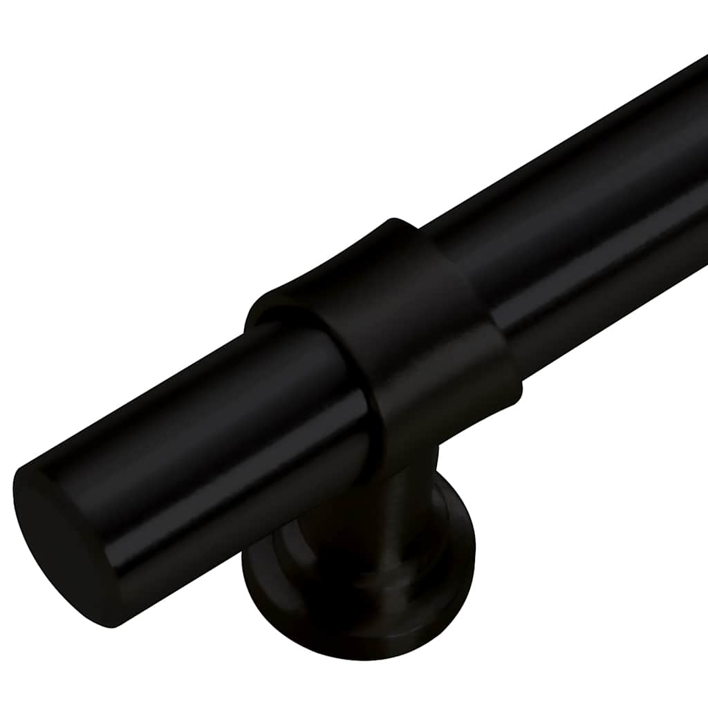 Möbelgriffe 5 Stk. Schwarz 320 mm Edelstahl