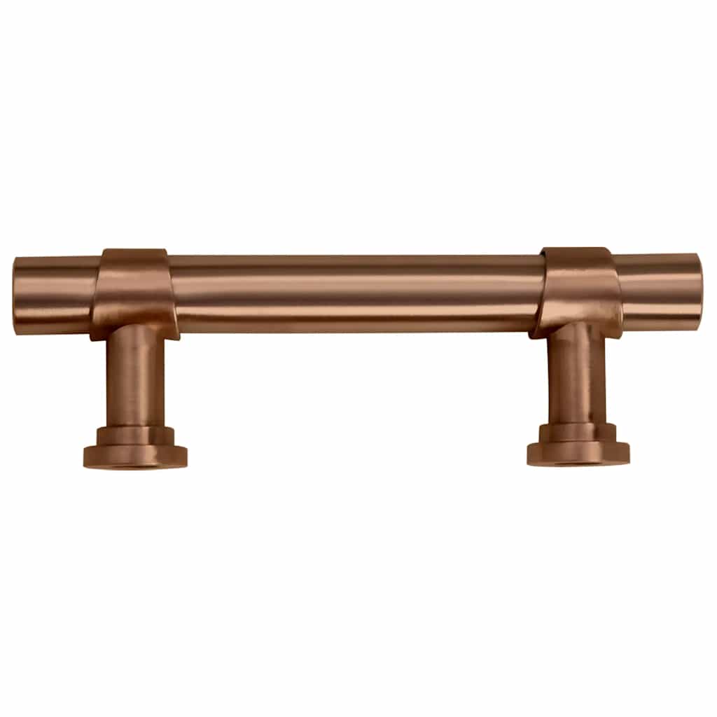 Möbelgriffe 10 Stk. Bronzen 64 mm Edelstahl