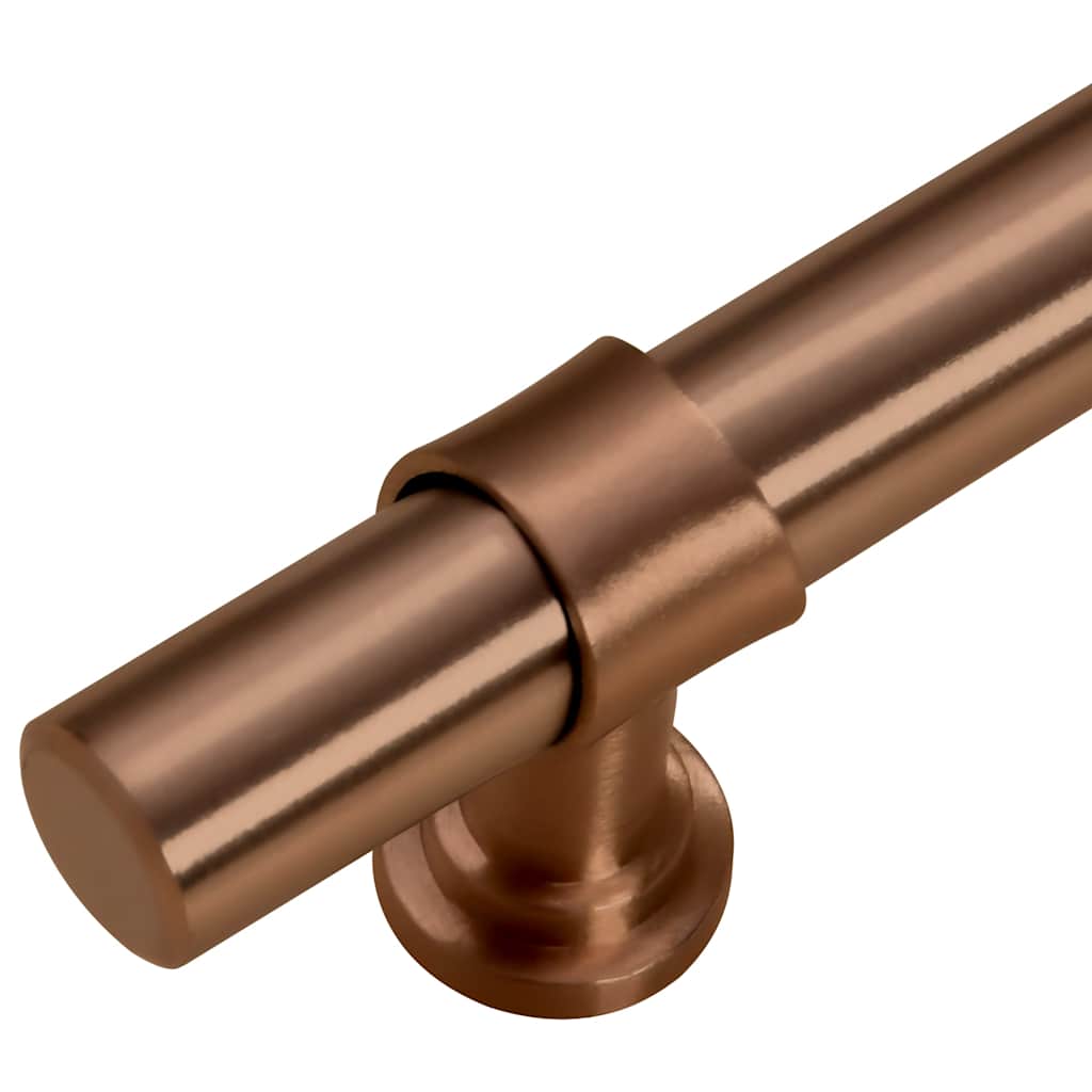 Möbelgriffe 10 Stk. Bronzen 64 mm Edelstahl