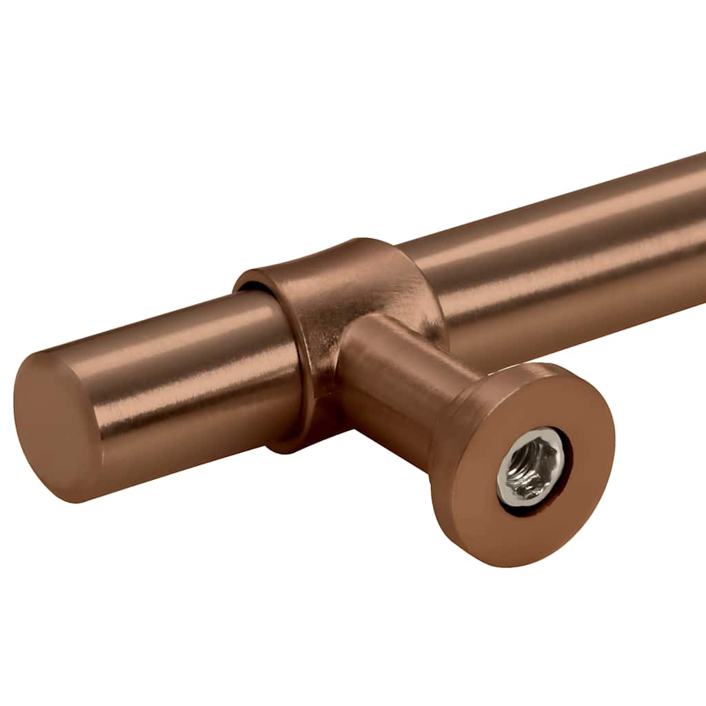 Möbelgriffe 10 Stk. Bronzen 64 mm Edelstahl