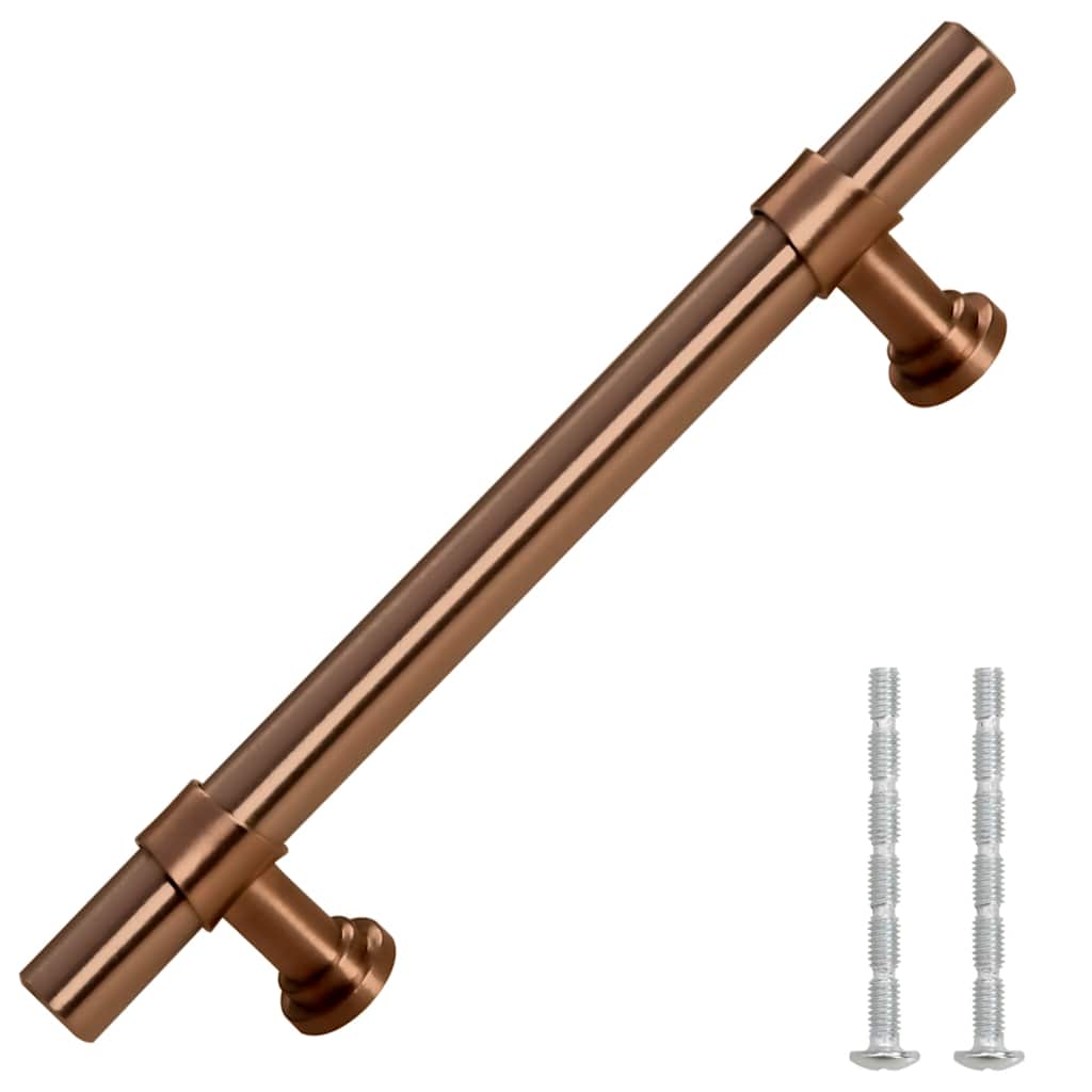 Möbelgriffe 10 Stk. Bronzen 96 mm Edelstahl