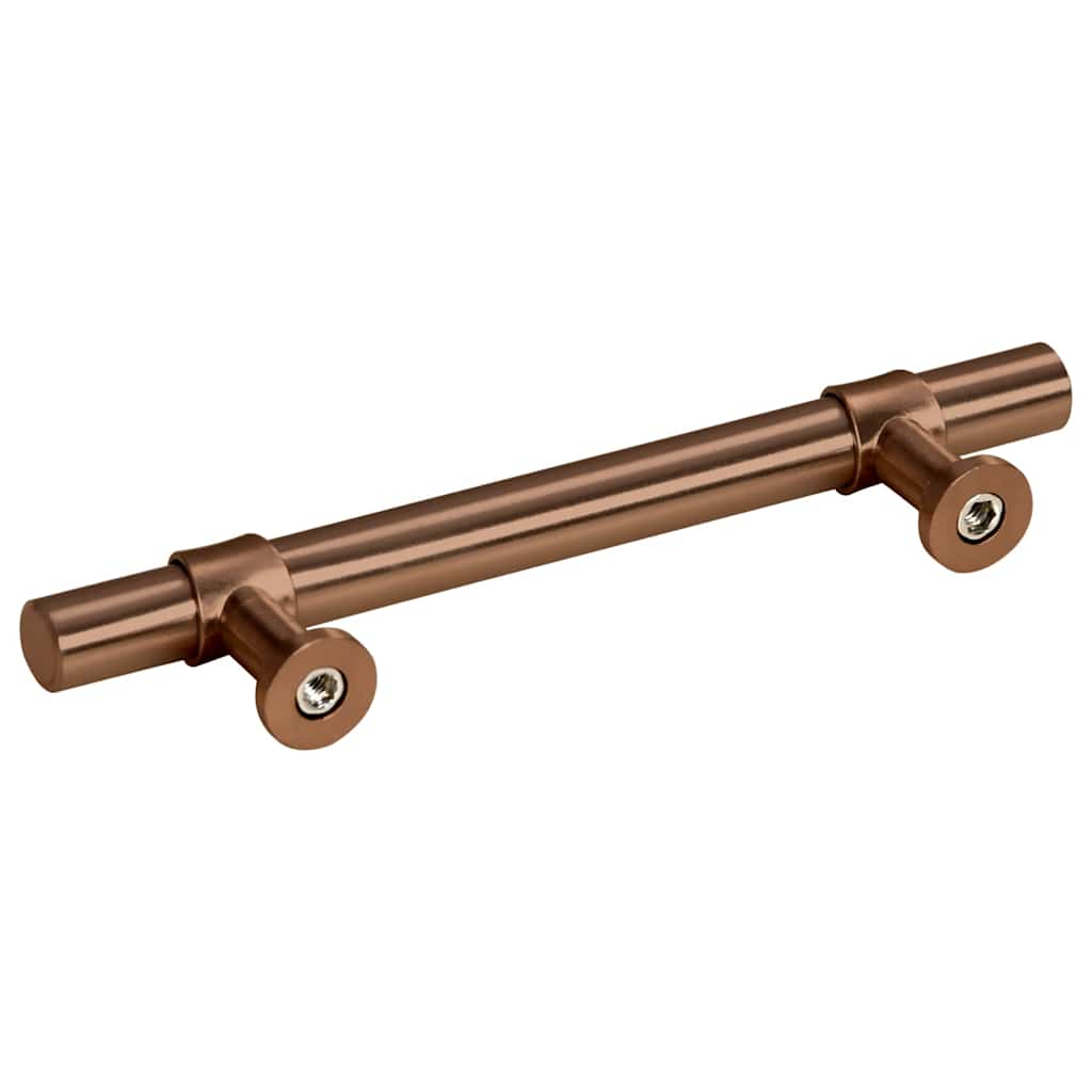 Möbelgriffe 10 Stk. Bronzen 96 mm Edelstahl