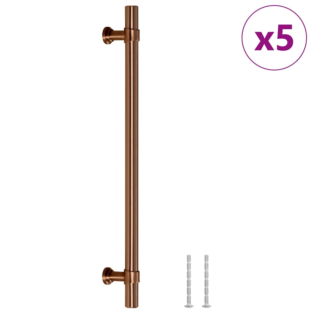 Möbelgriffe 5 Stk. Bronzen 192 mm Edelstahl