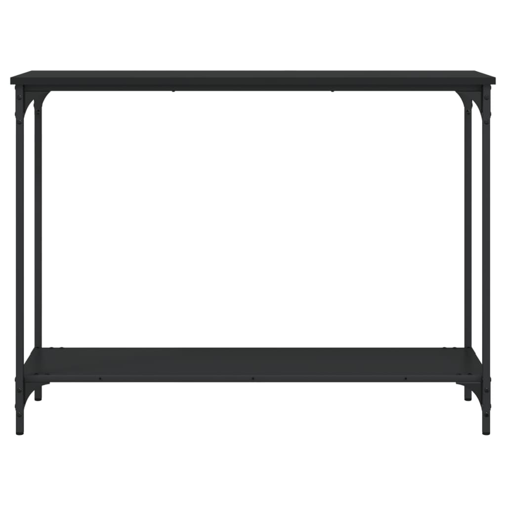 Konsolentisch Schwarz 101x30,5x75 cm Holzwerkstoff