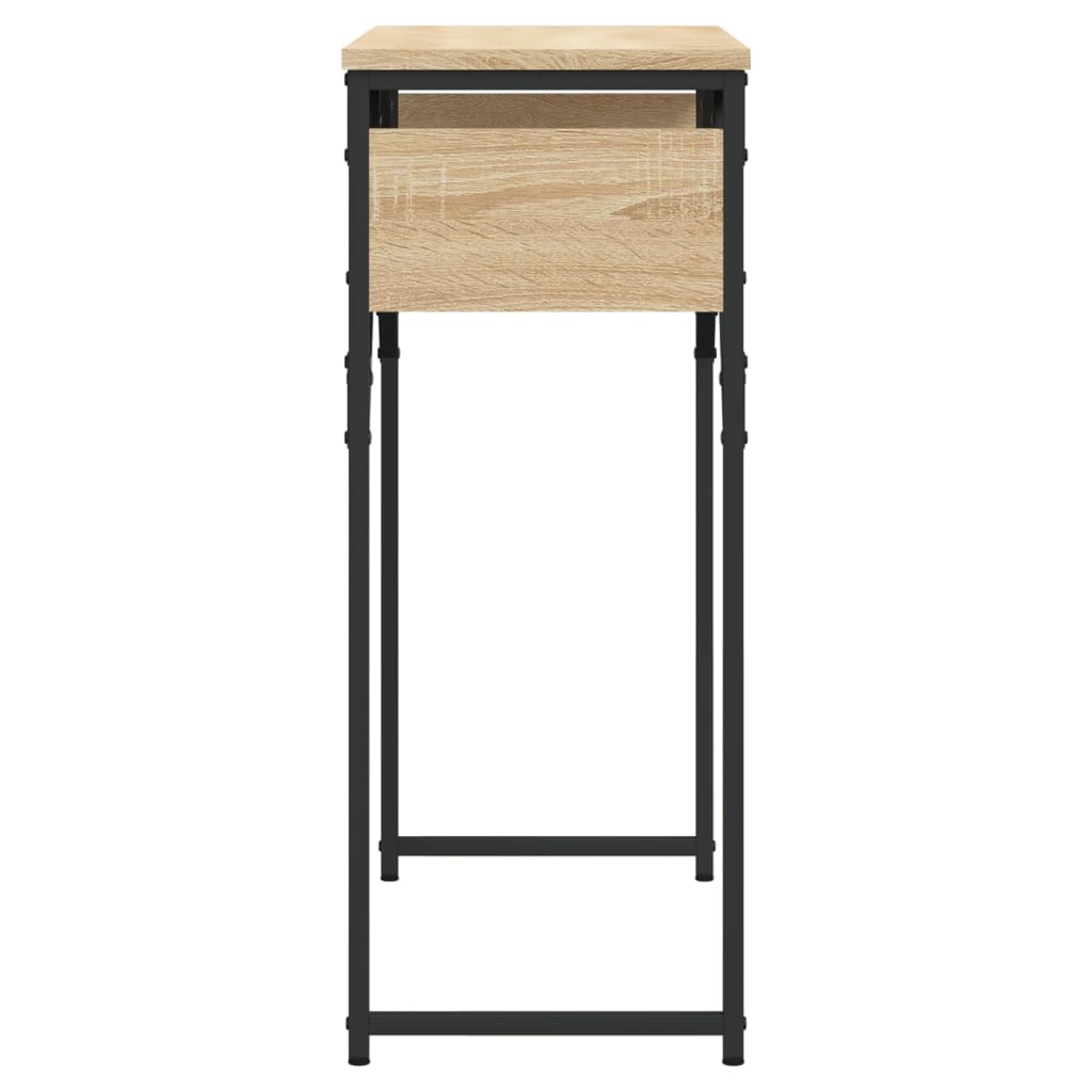 Konsolentisch mit Ablage Sonoma-Eiche 75x30x75cm Holzwerkstoff