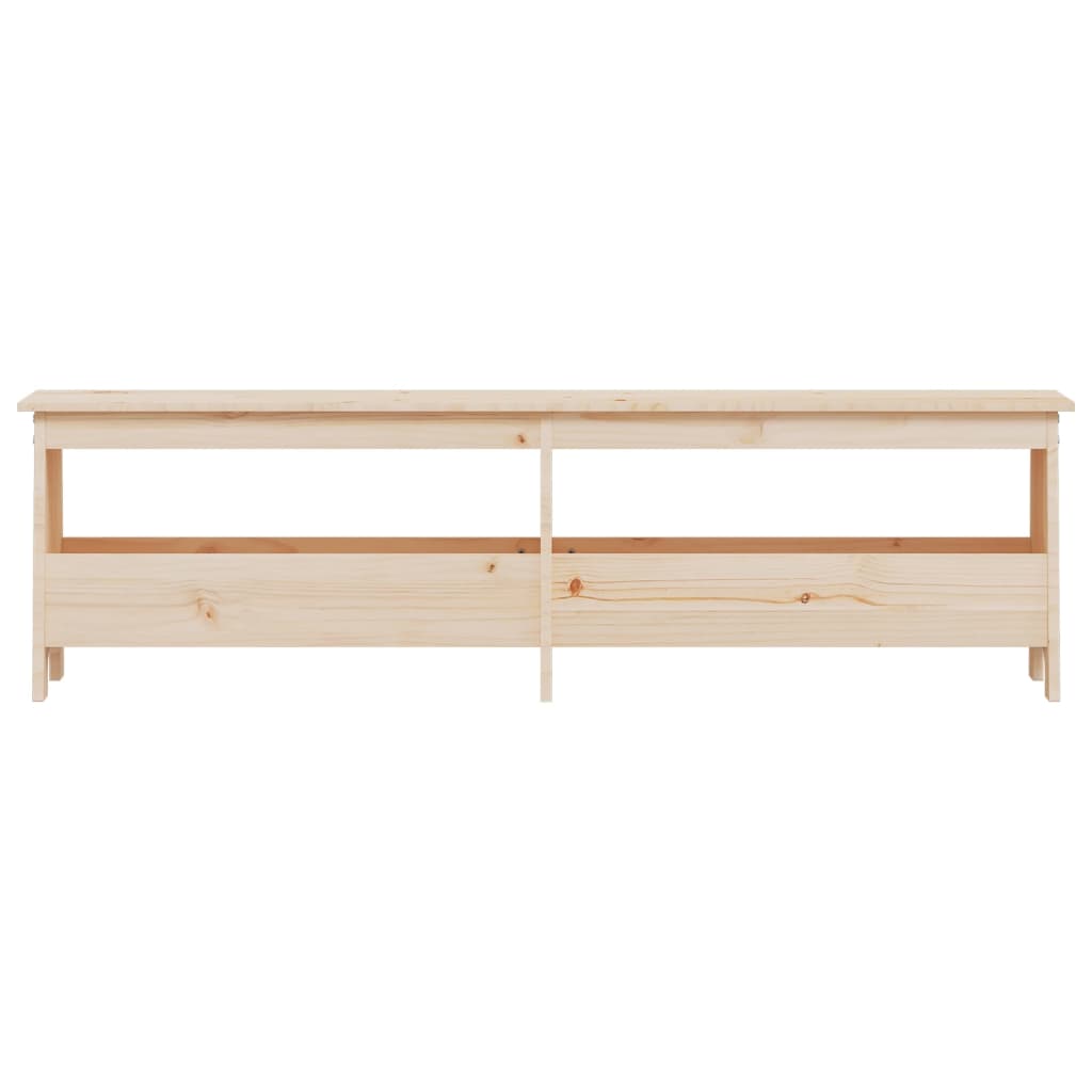 Flurbank 160x28x45 cm Massivholz Kiefer