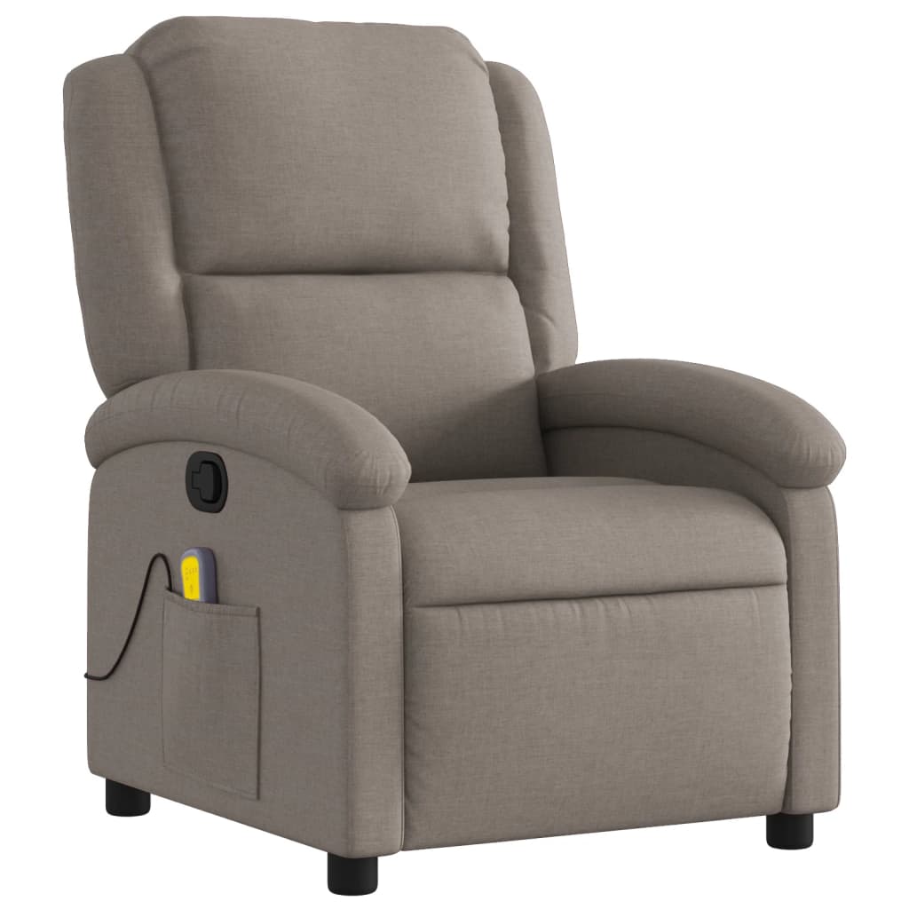 massage chair taupe fabric