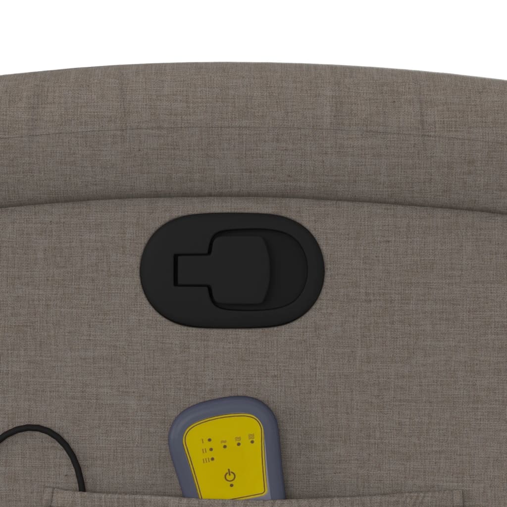 massage chair taupe fabric