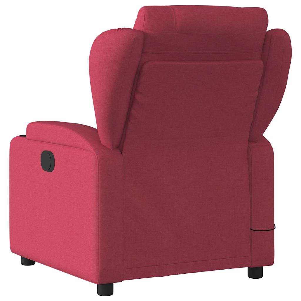 massage chair wine red fabric