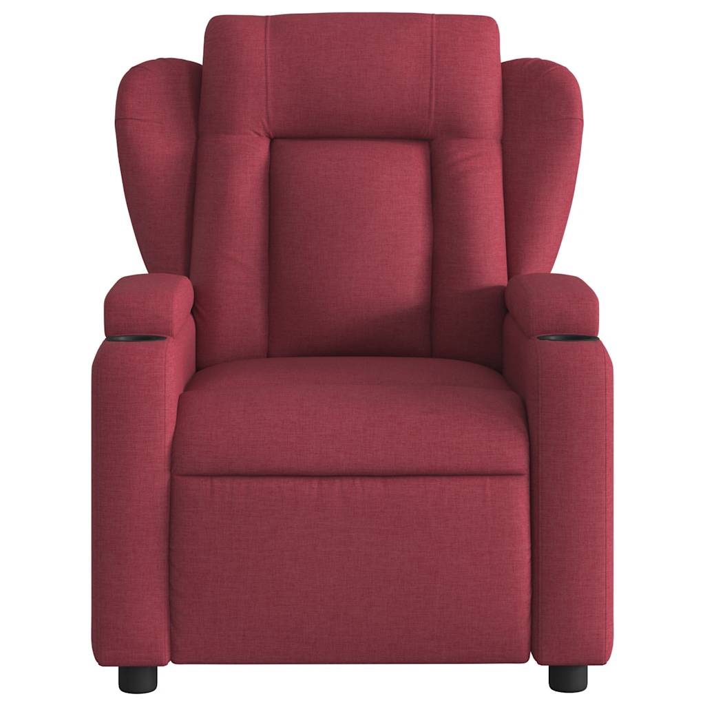 massage chair wine red fabric