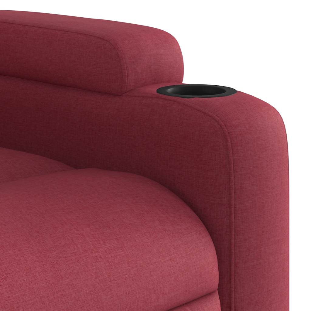 massage chair wine red fabric