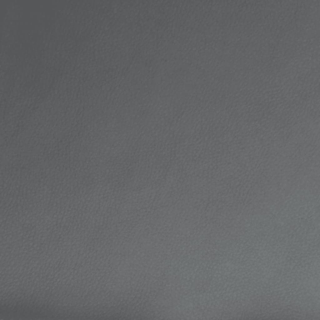 Relaxing Chair Gray Artificial Leather