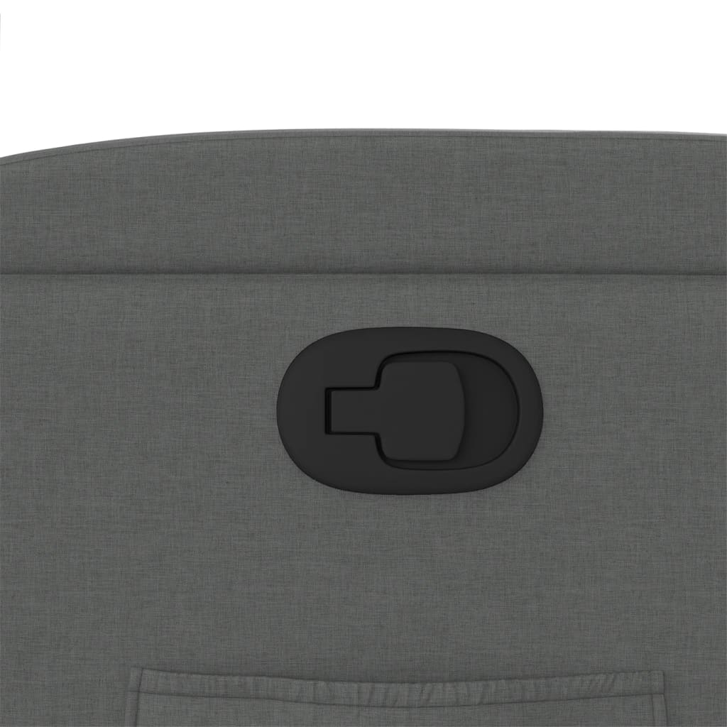 Relaxing Chair Dark Gray Fabric