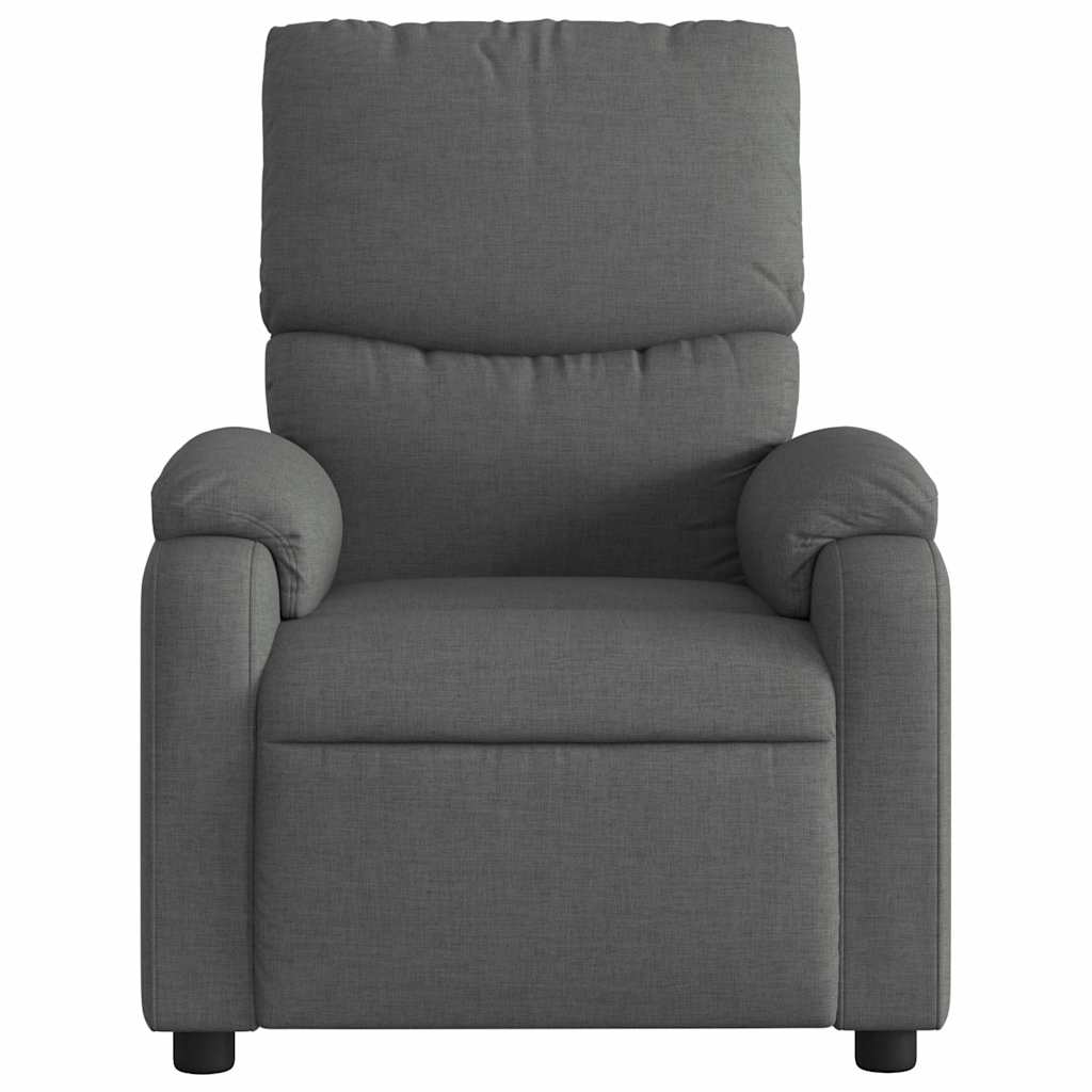 Massage Chair Dark Gray Fabric