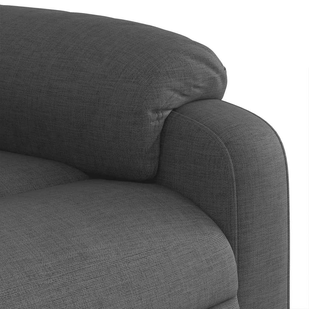 Massage Chair Dark Gray Fabric