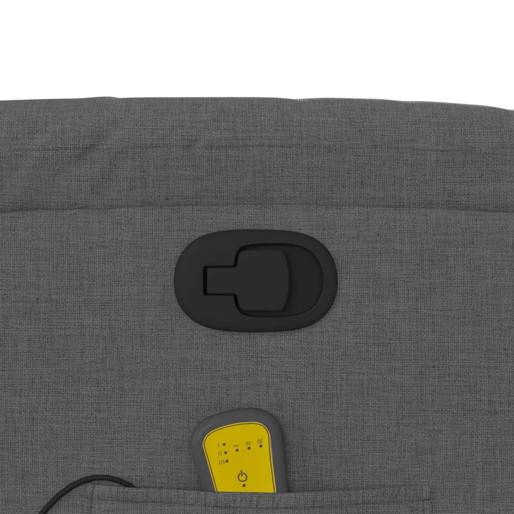Massage Chair Dark Gray Fabric