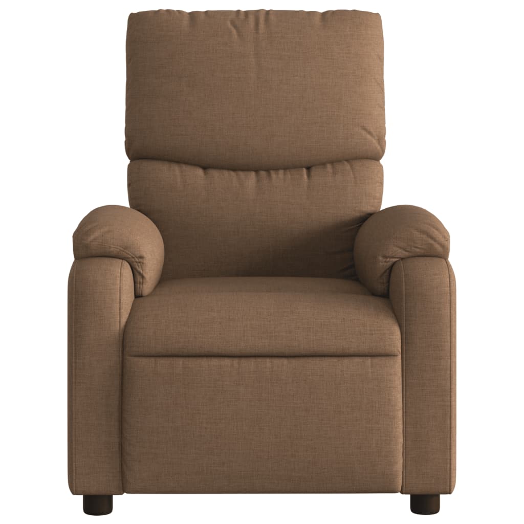 massage chair brown fabric