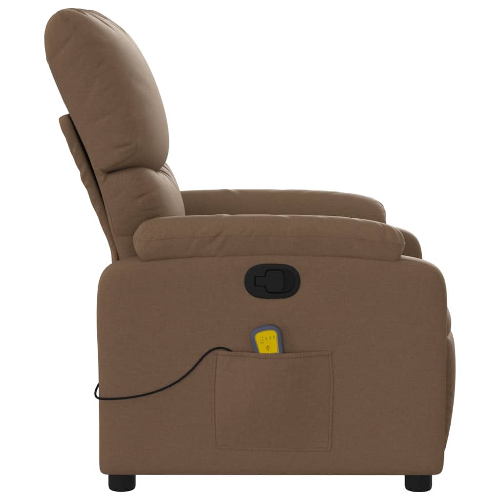 massage chair brown fabric