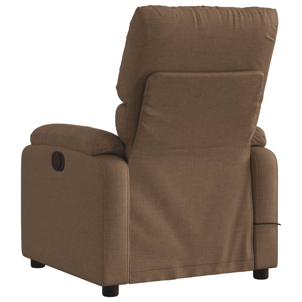 massage chair brown fabric