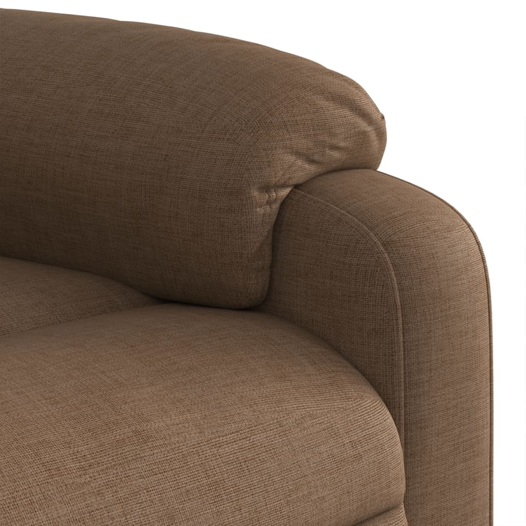 massage chair brown fabric