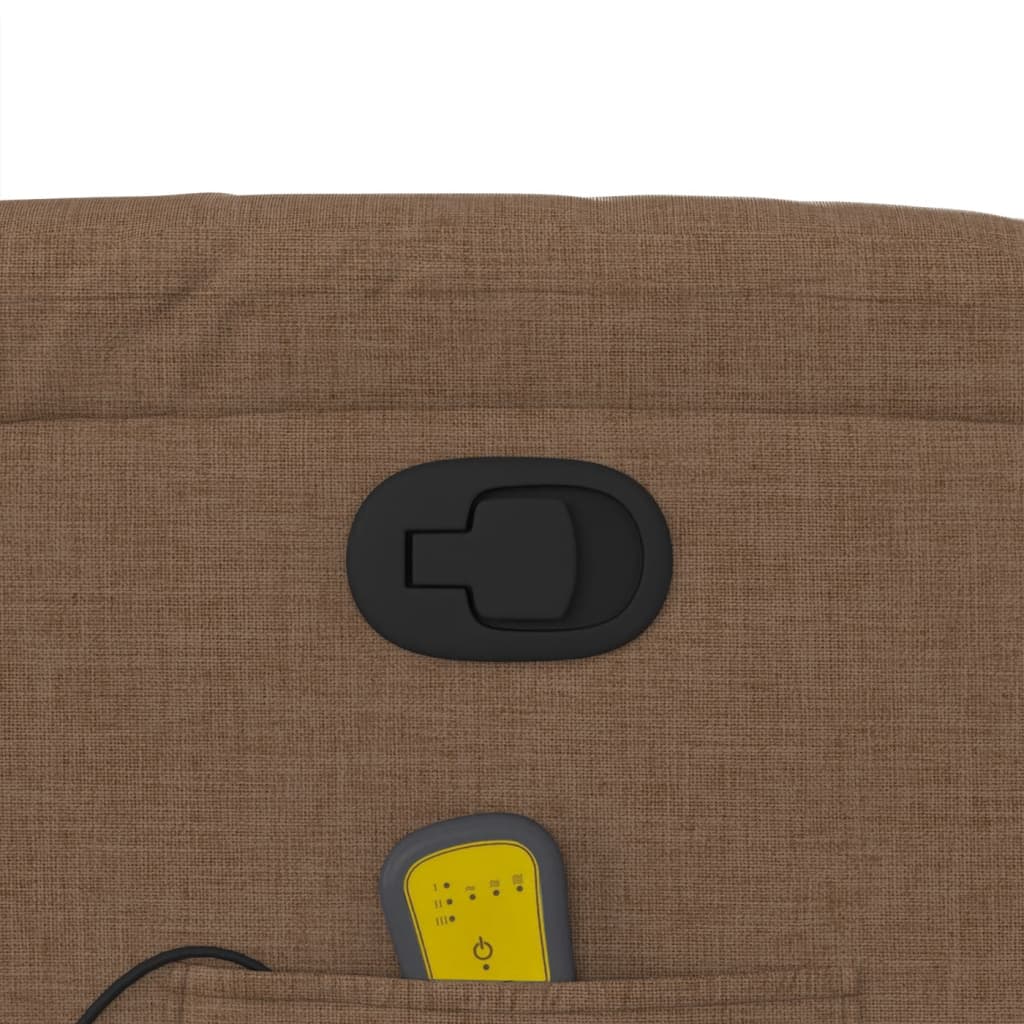 massage chair brown fabric