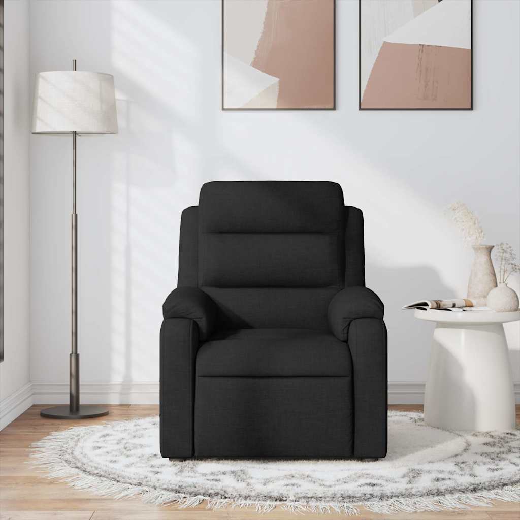 Massage Chair Black Fabric