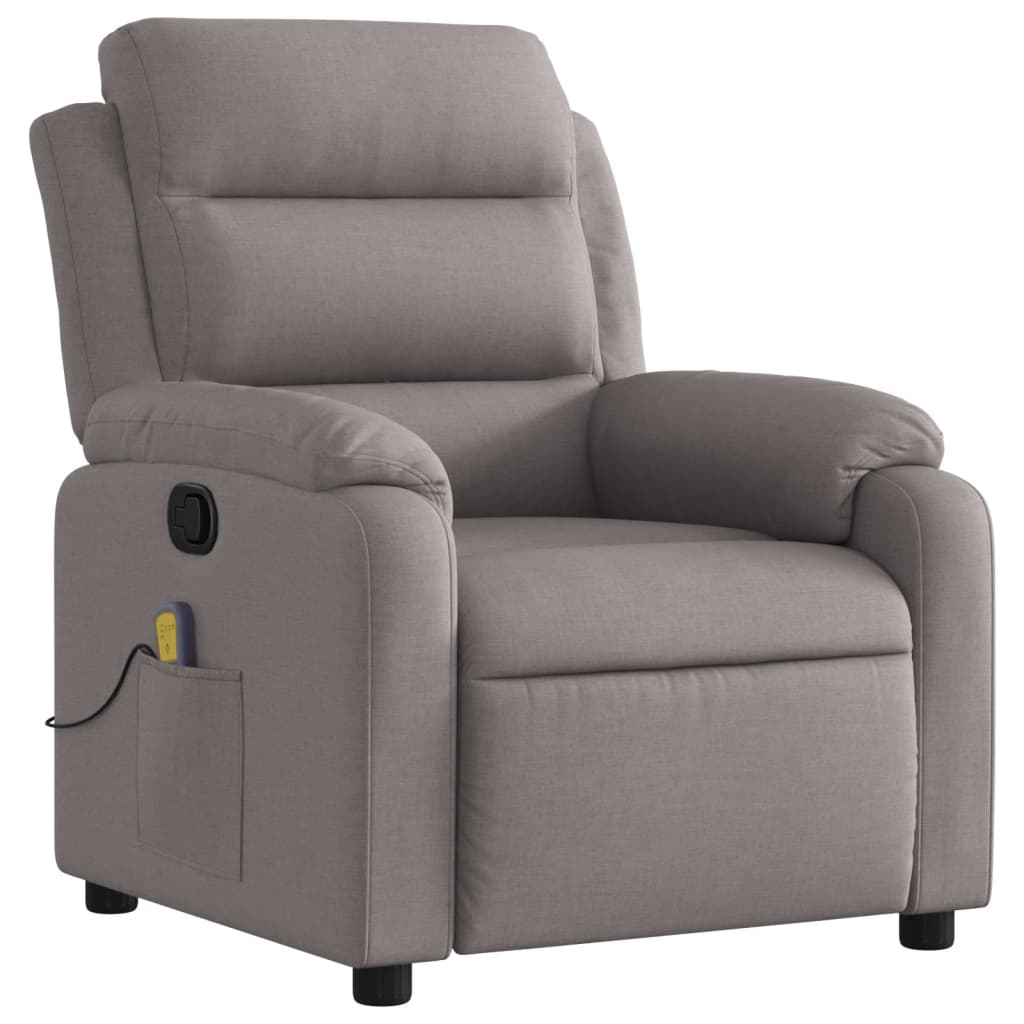 massage chair taupe fabric