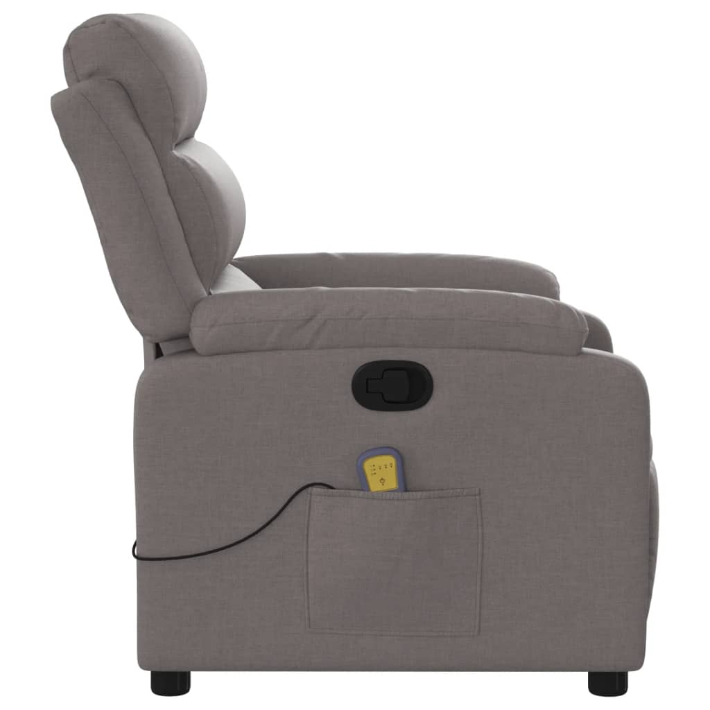 massage chair taupe fabric