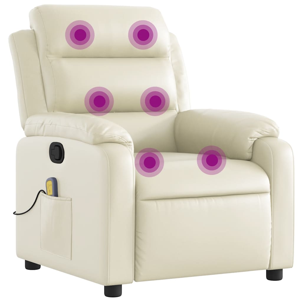 massage chair cream imitation leather