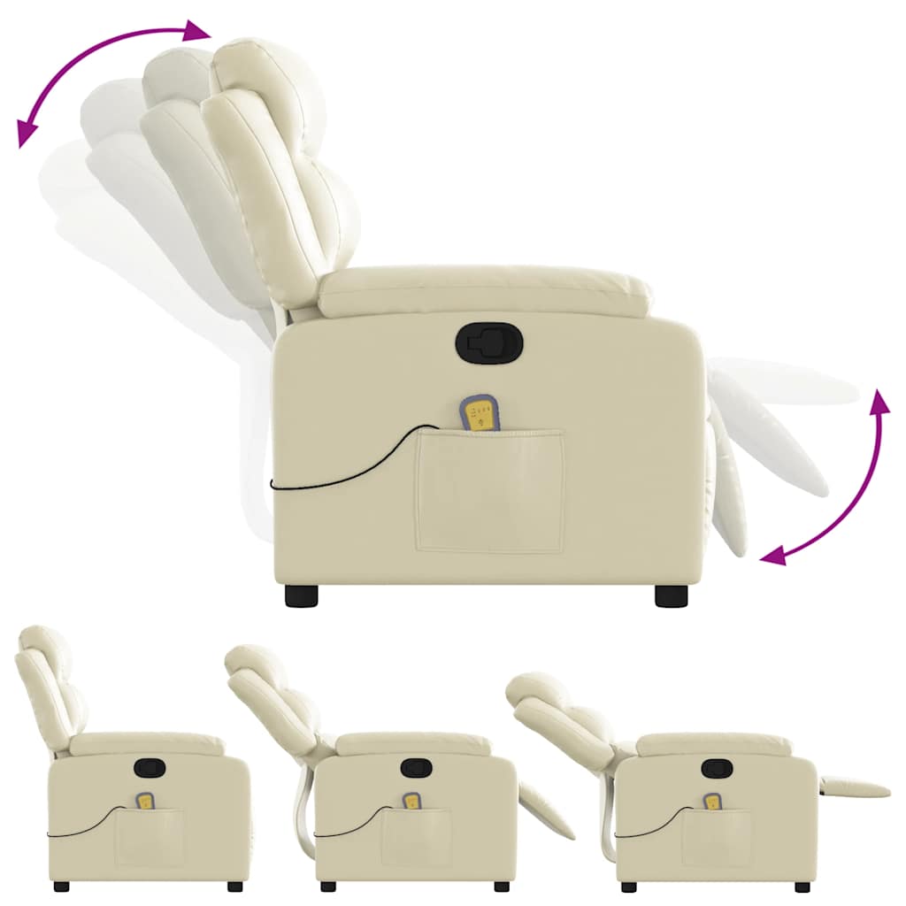 massage chair cream imitation leather