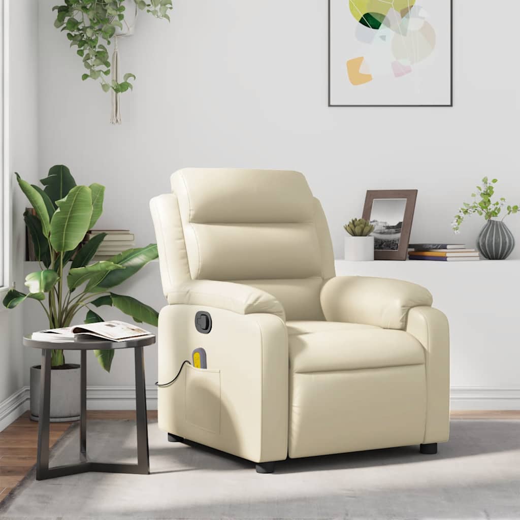 massage chair cream imitation leather